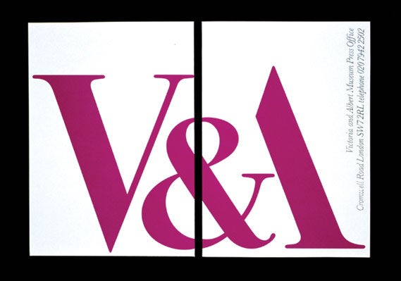 Original London Alphabet - V for Victoria and Albert Museum