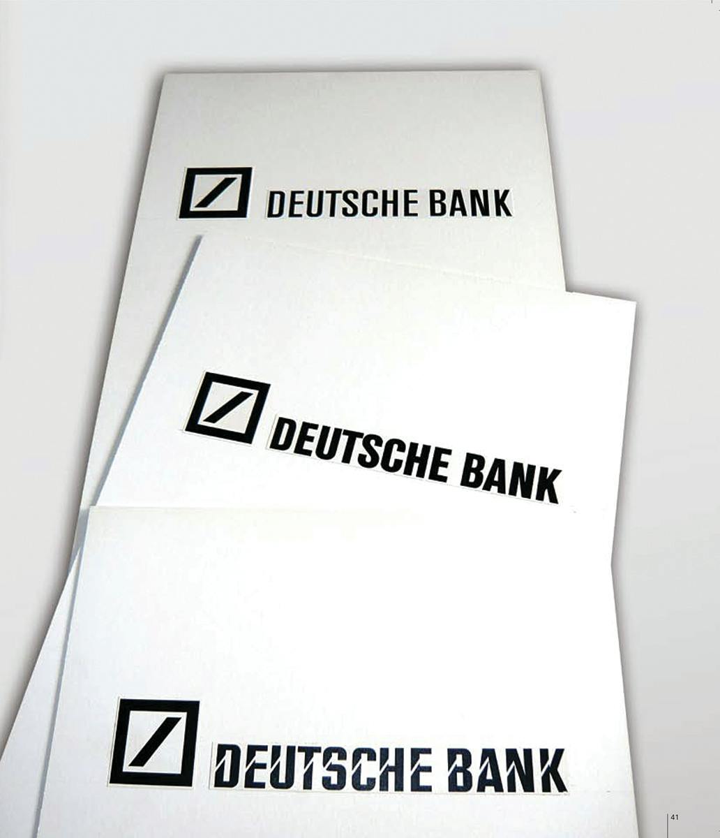 Deutsche Bank Logo Anton Stankowski Creative Review