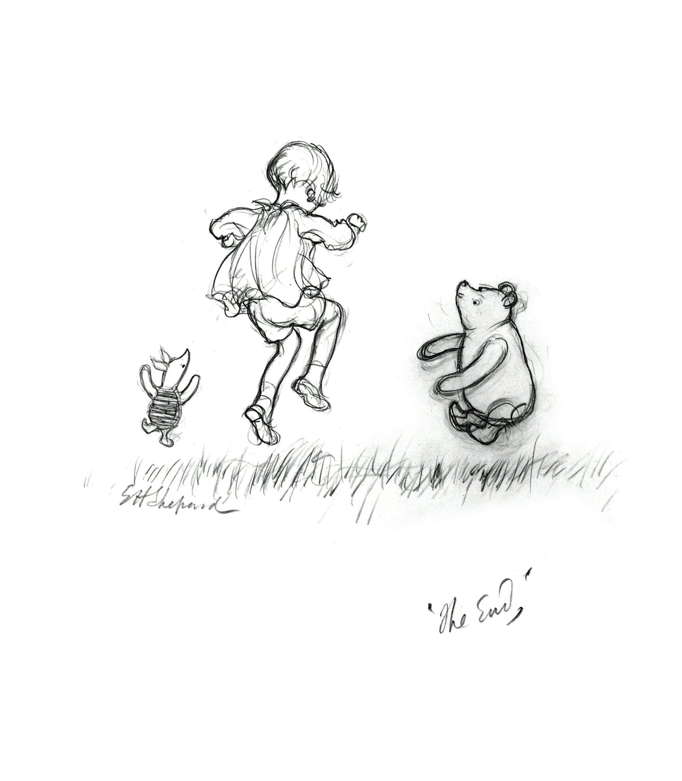 Preliminary sketch for Now We Are Six