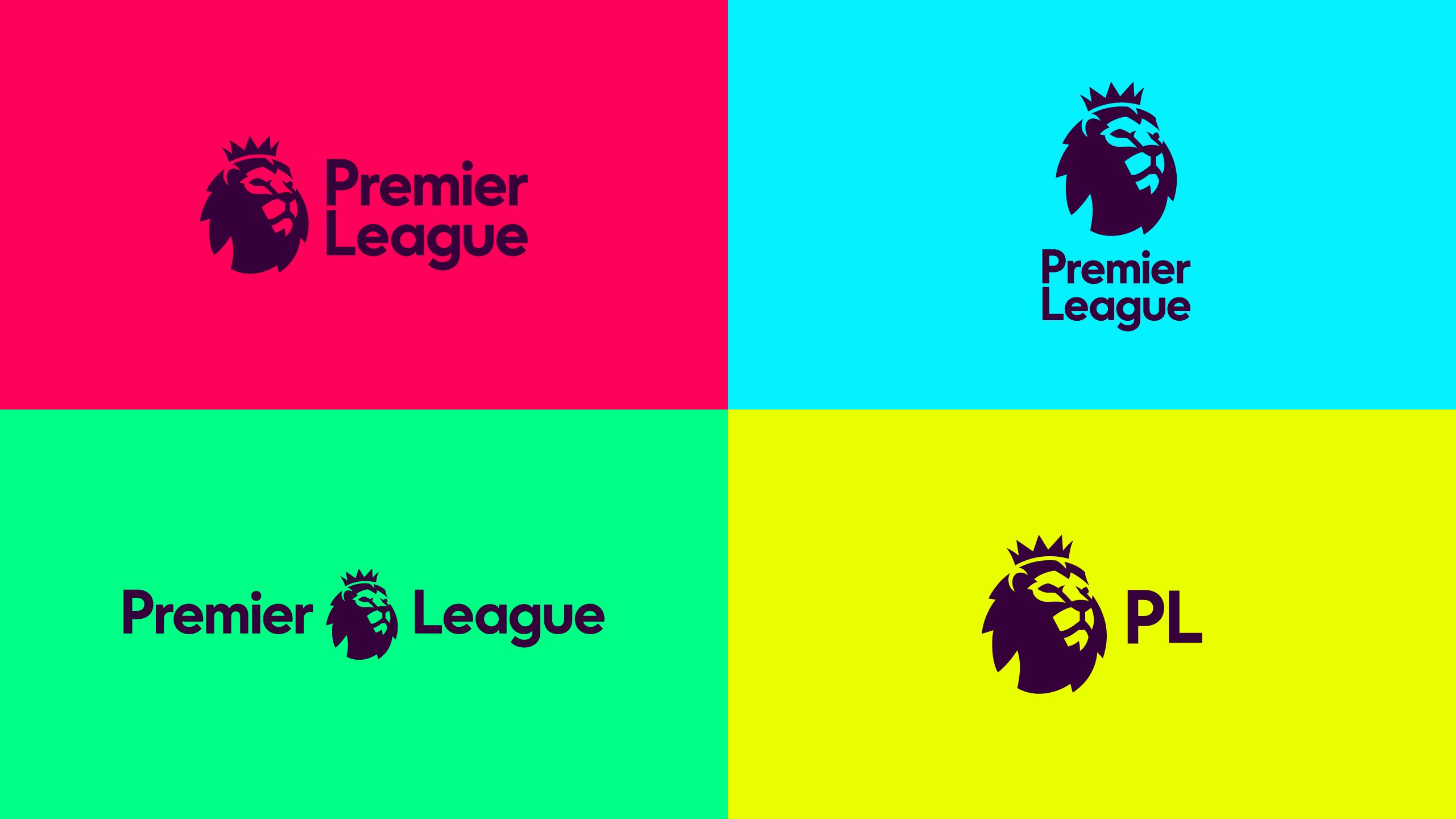 The Premier League's new logo feature's a lion's head, facing to the right as if looking forward