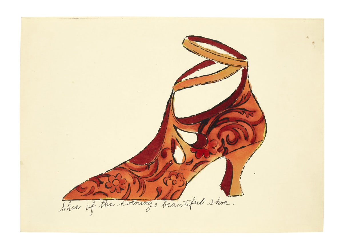 Shoe of the evening, beautiful shoe