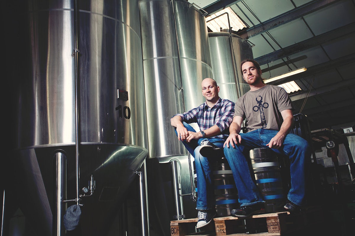 An image of BrewDog owners and founders james watt and Martin Dickie