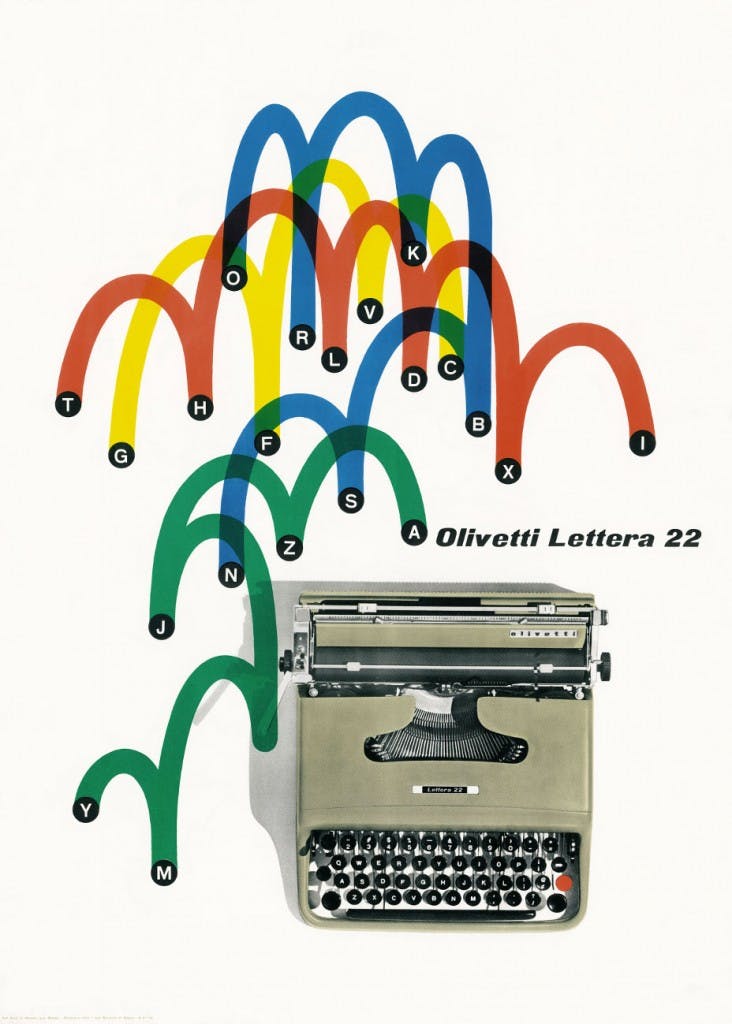 From Olivetti show at ICA London