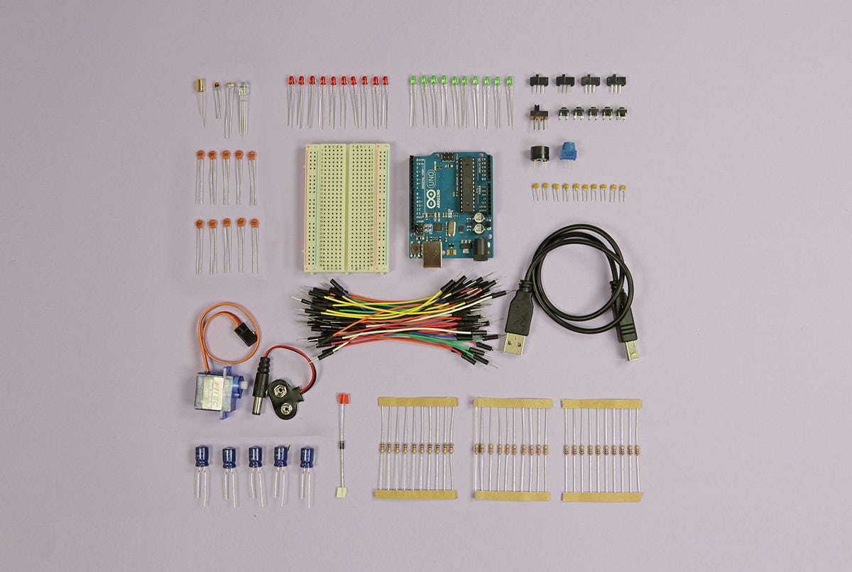 Components of the Start Arduino Kit