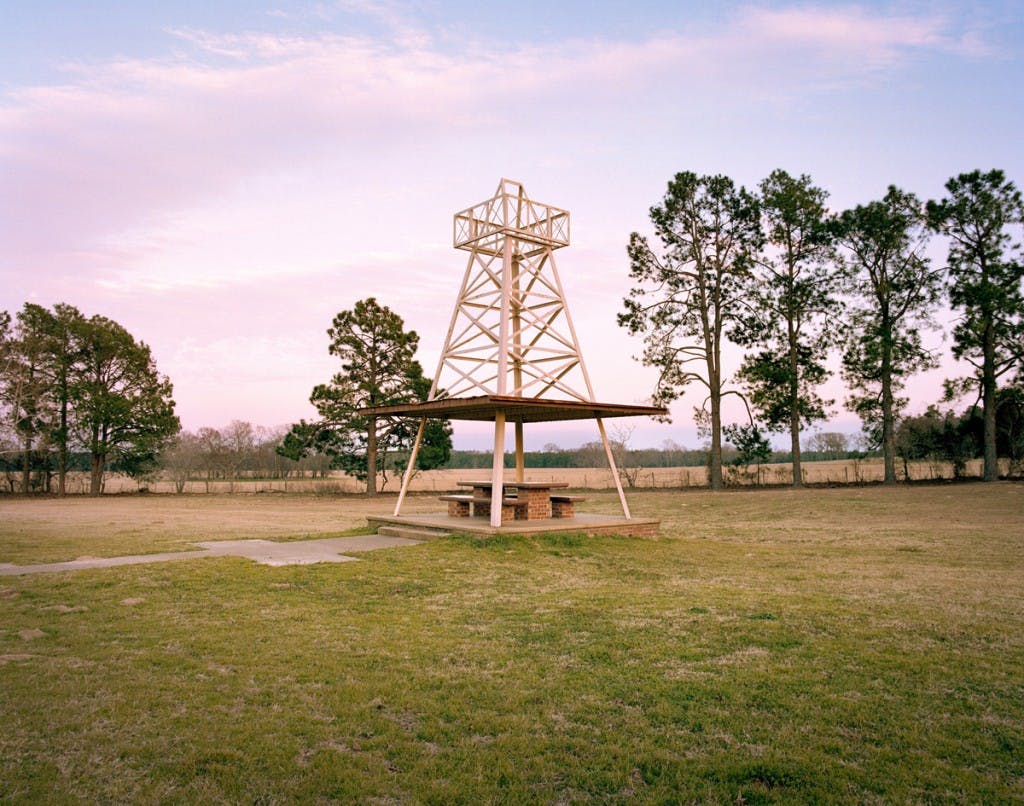 Rest stop at Winona, Texas, from The Last Stop: Vanishing Rest Stops of the American Roadside