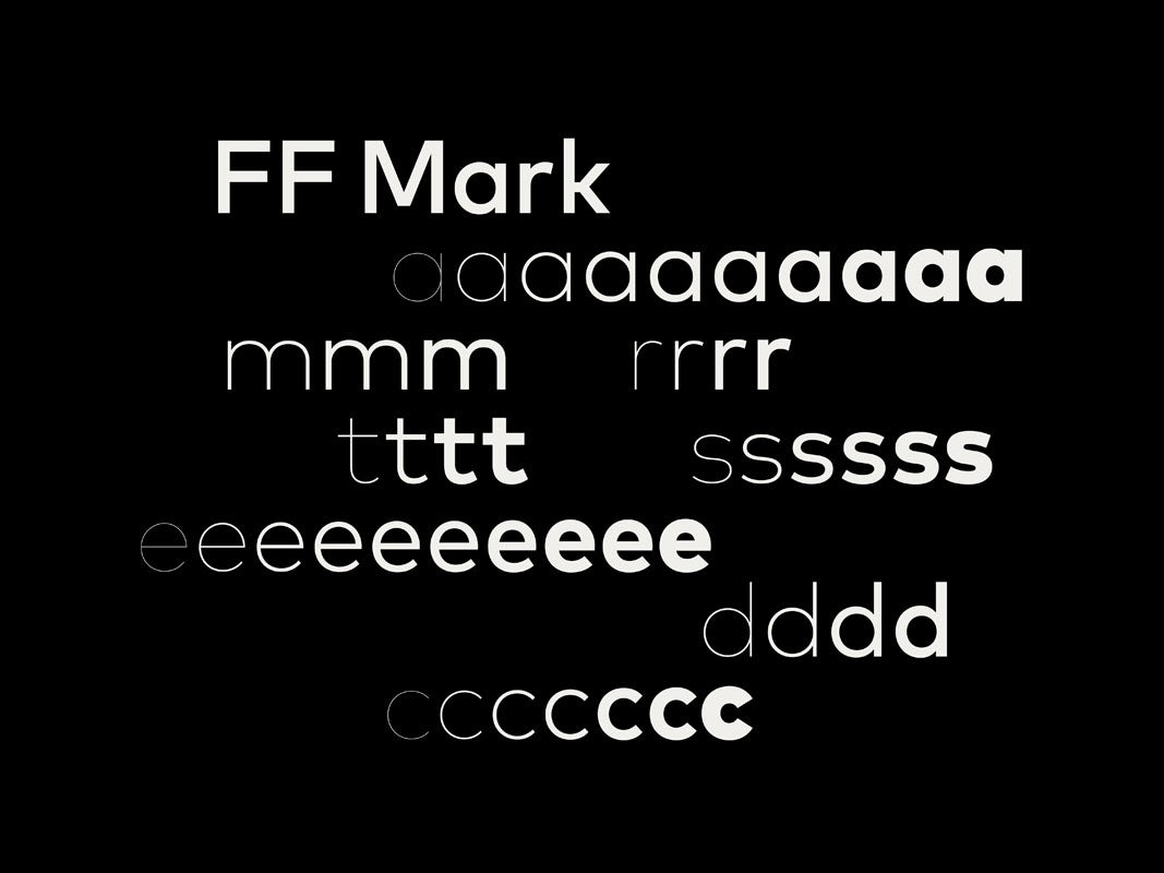 FF Mark is the font used in the new Mastercard logo
