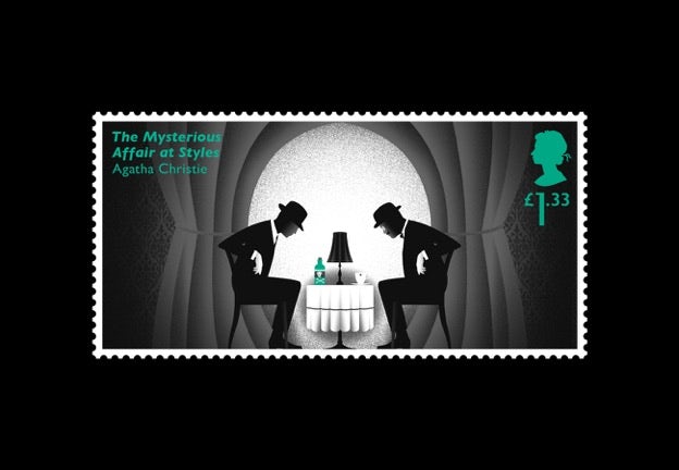 Agatha Christie stamps by Royal Mail 