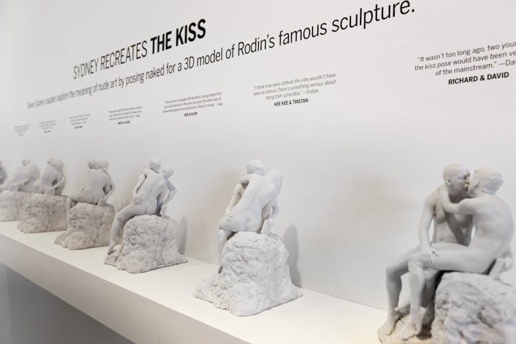 Glue Society Recreating Rodin's Kiss