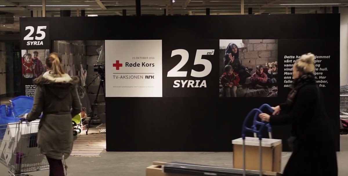 Norwegian Red Cross Ikea campaign