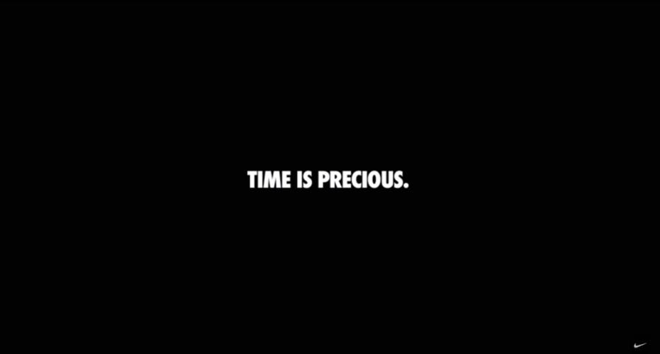 Nike Time is Precious ad