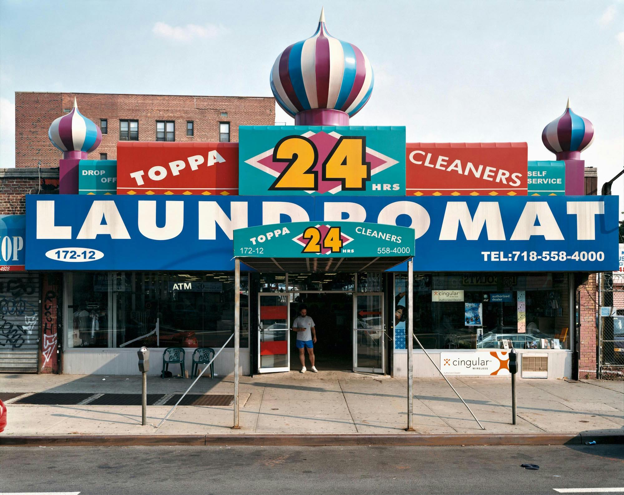 Toppa Cleaners – 172‐12 Hillside Avenue, Hollis, Queens, July 2003, by Joel Sternfeld