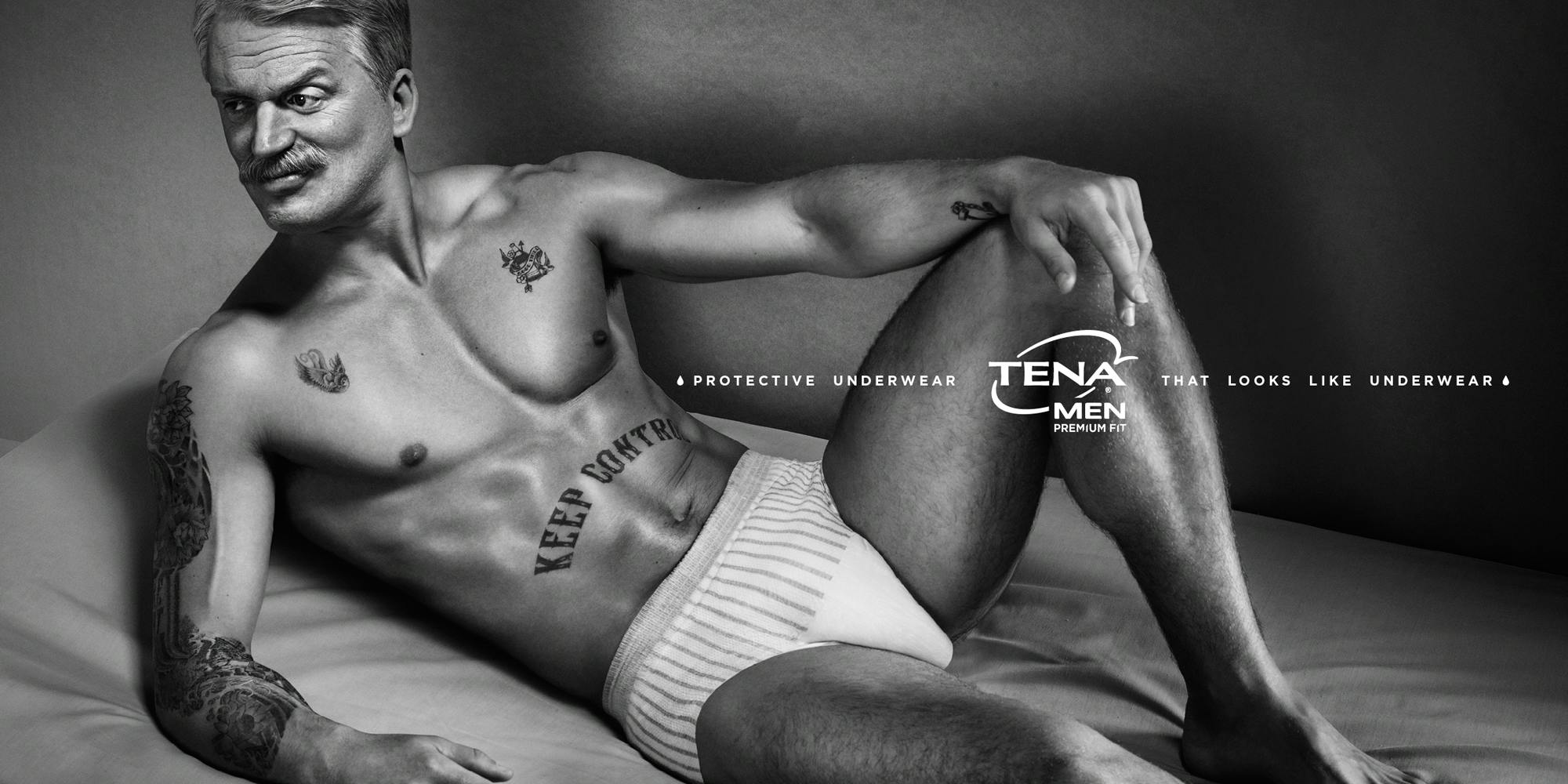 TENA Men launches new Washable Underwear campaign 'Wear it with