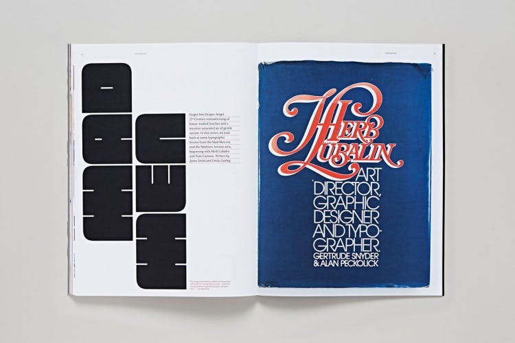 Issue one of TypeNotes, a typogrpahy magazine published by London type foundry Fontsmith