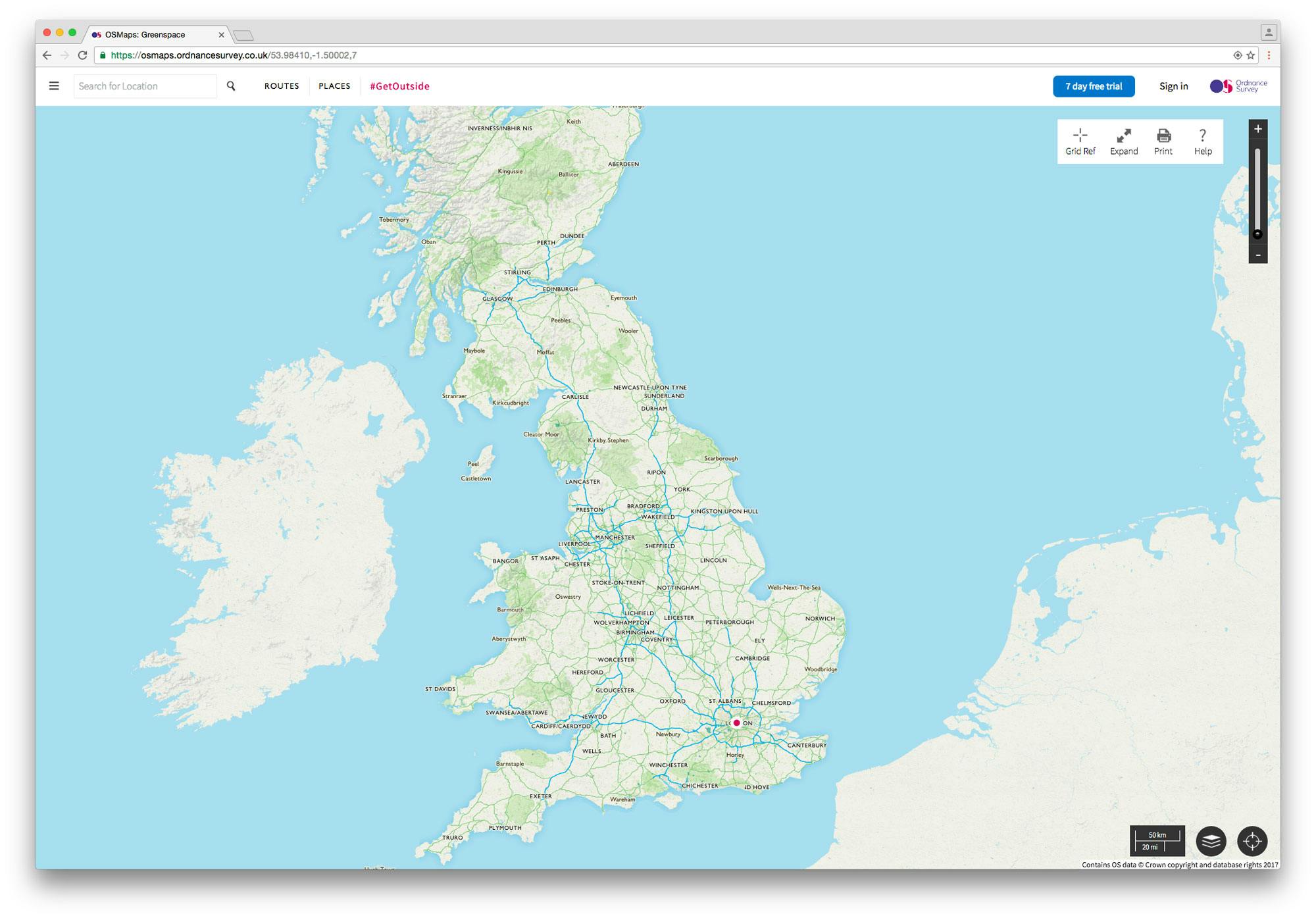 Ordnance Survey launches interactive digital map to find your nearest ...