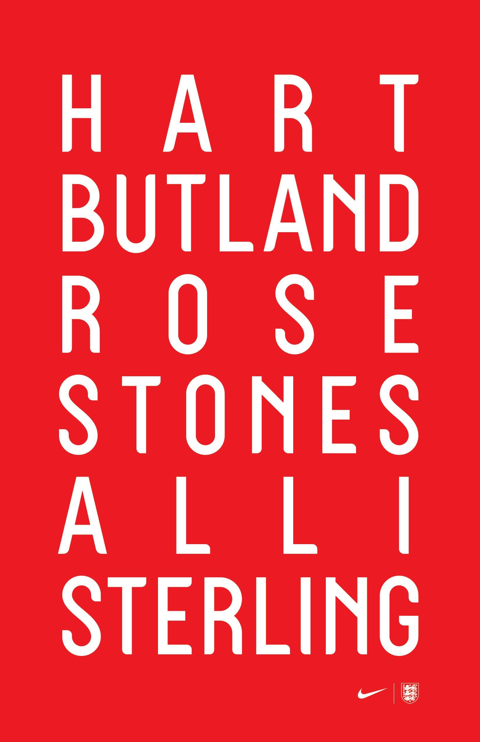 Designing England’s World Cup kit typeface