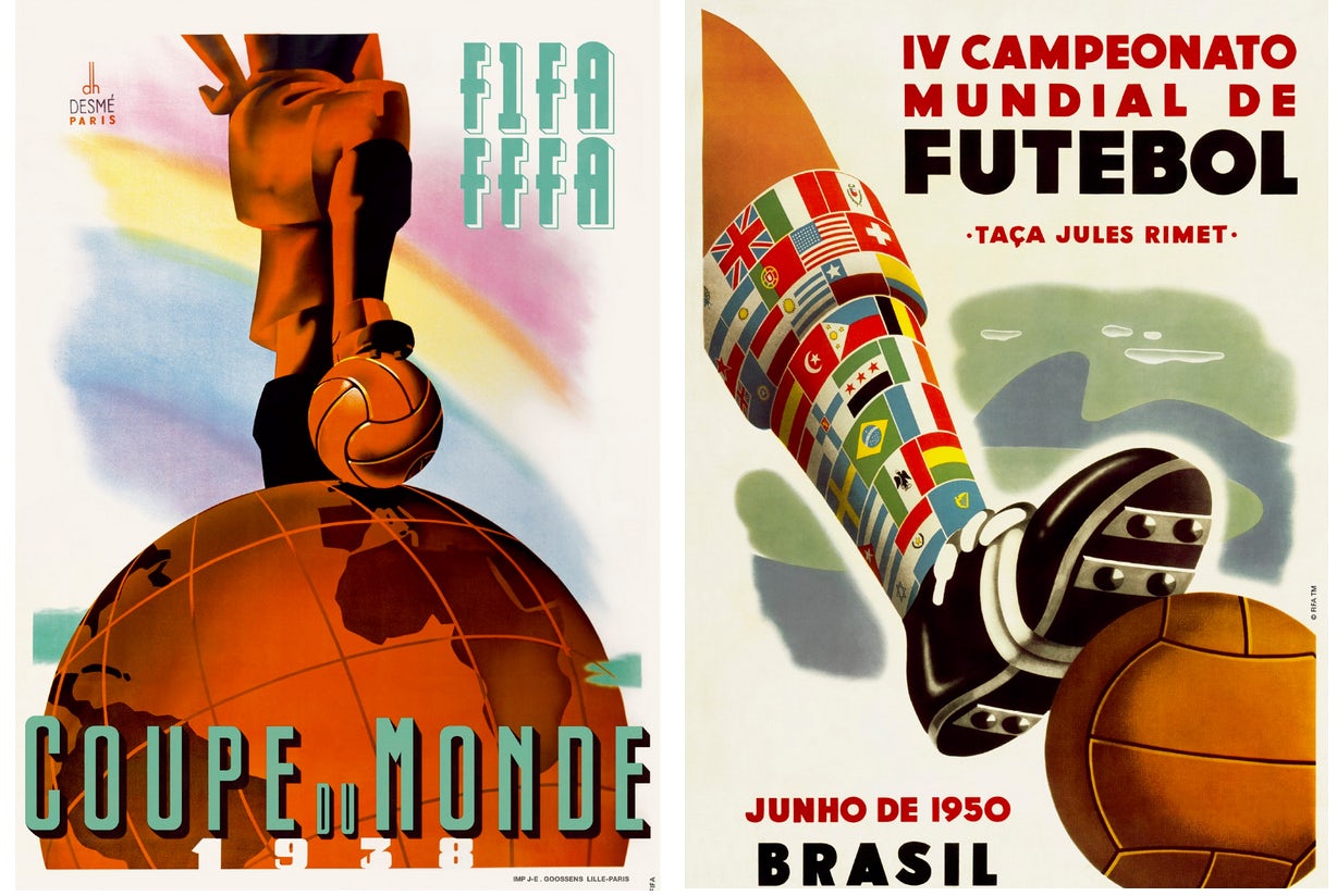 FIFA World Cup Poster Brazil 1950 - Official FIFA Store
