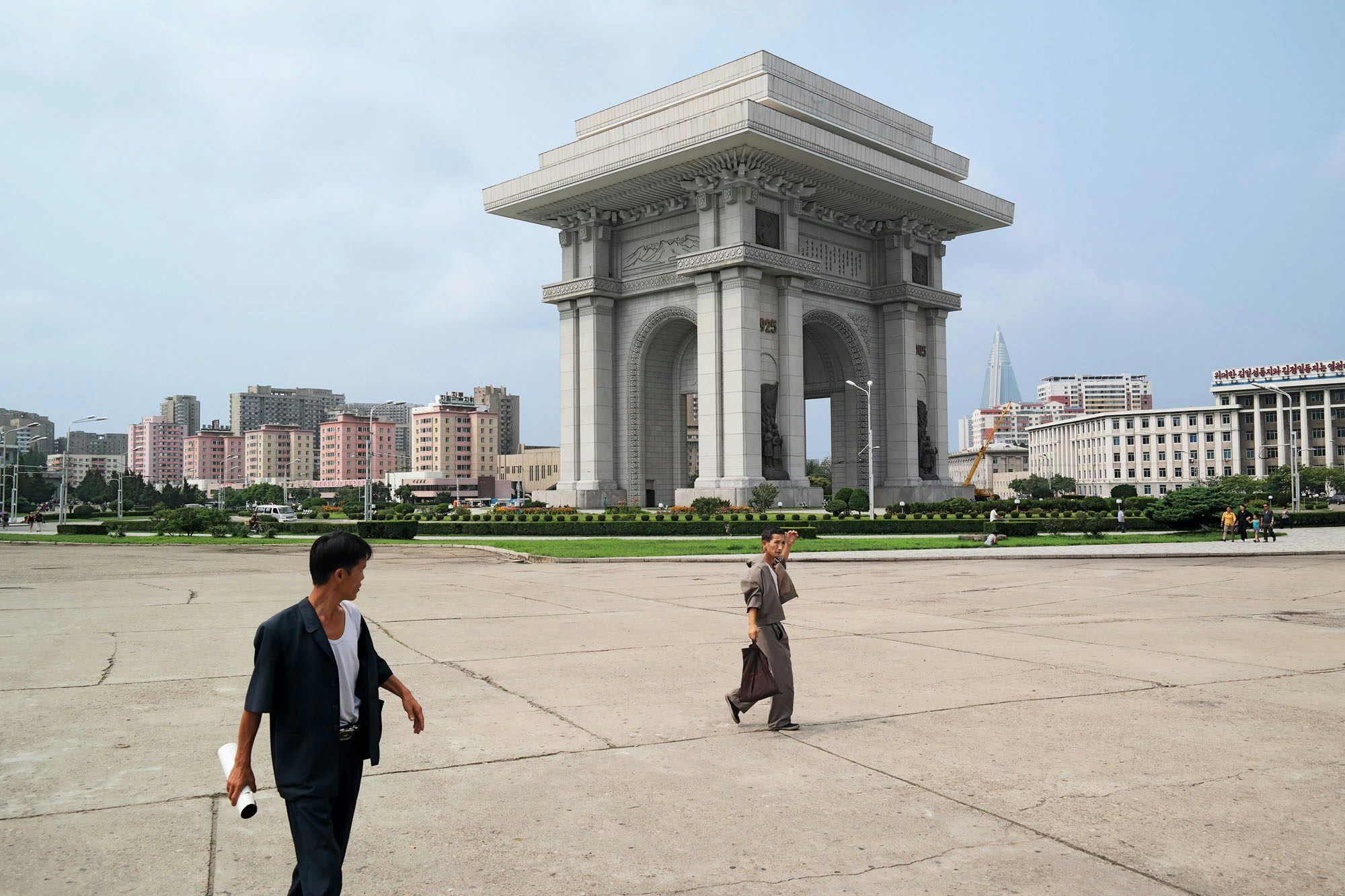 Северная Корея Пхеньян архитектура