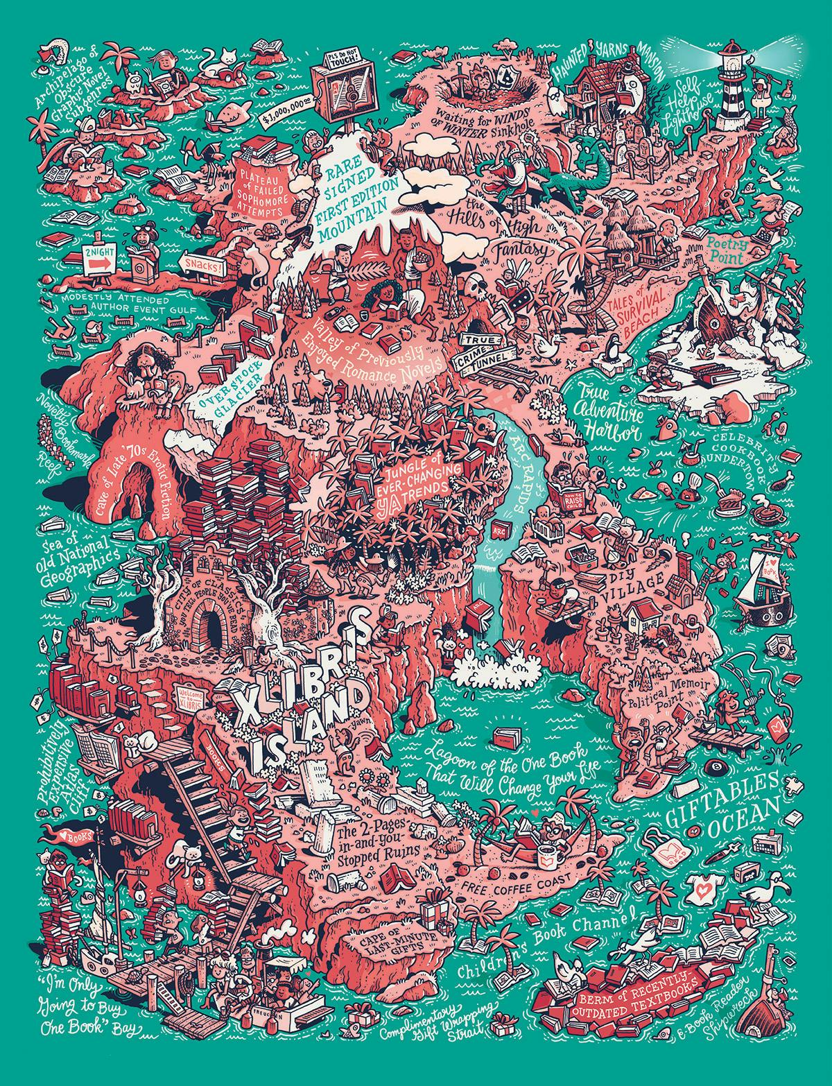 Illustrators Dream Up Imaginary Islands In A New Thames & Hudson Book