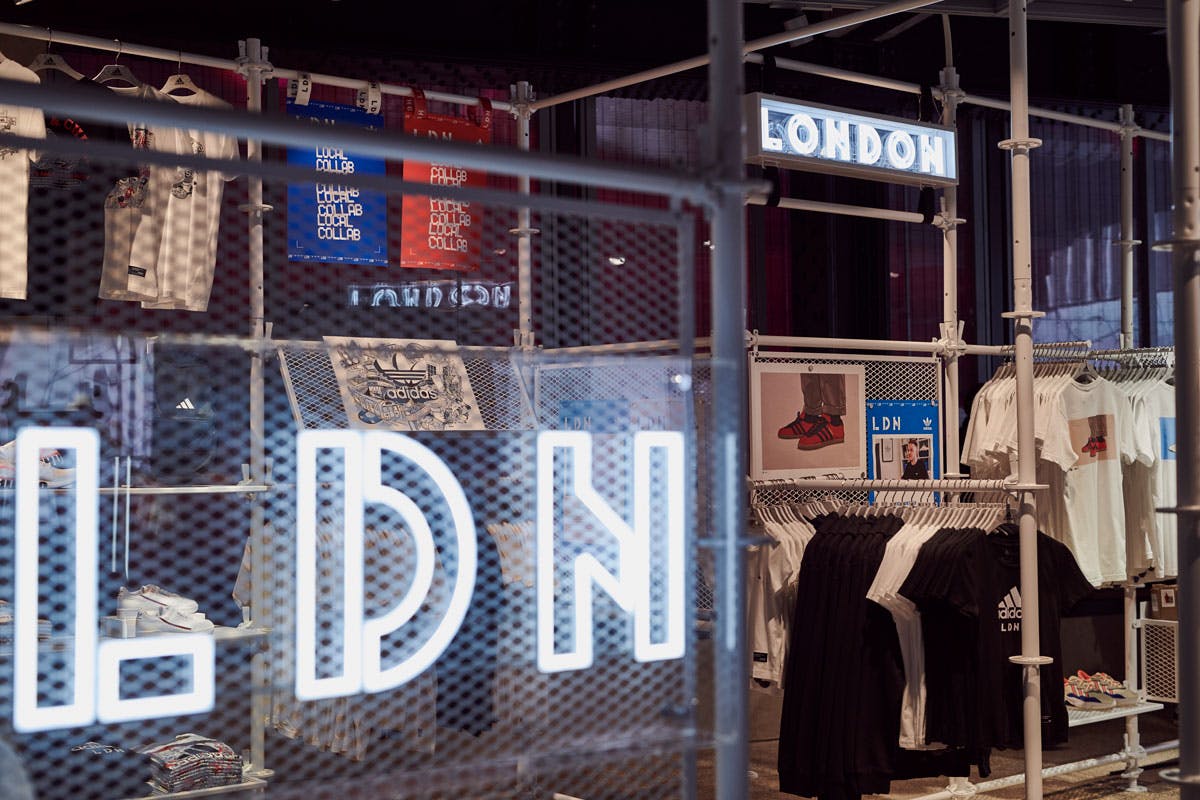 Behind the scenes at the new adidas London flagship store