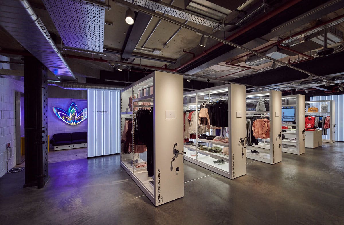 Behind the scenes at the new adidas London flagship store