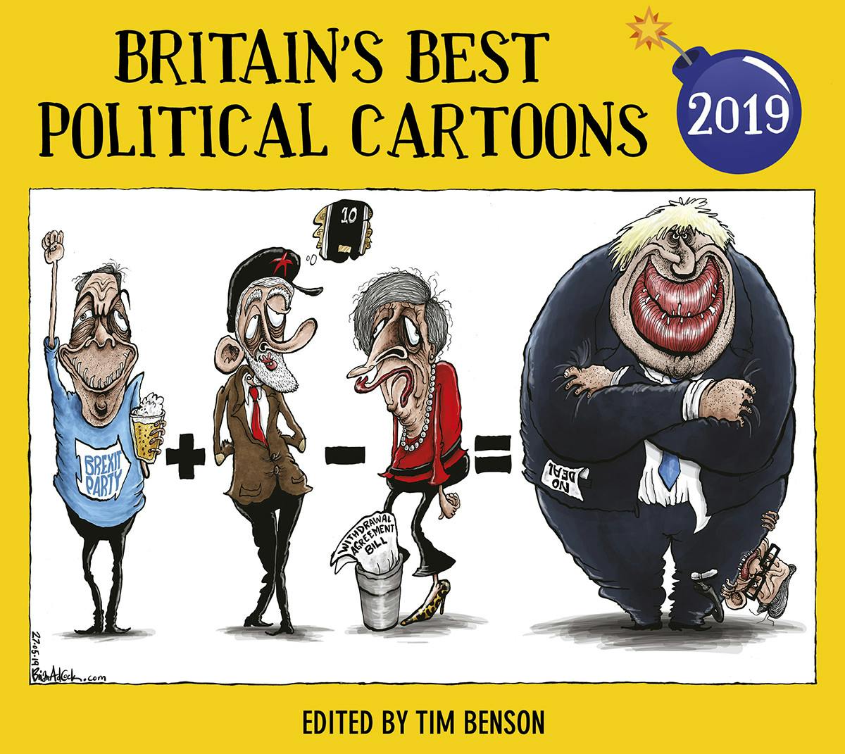 Tim Benson edits a book of the year’s “best political cartoons”