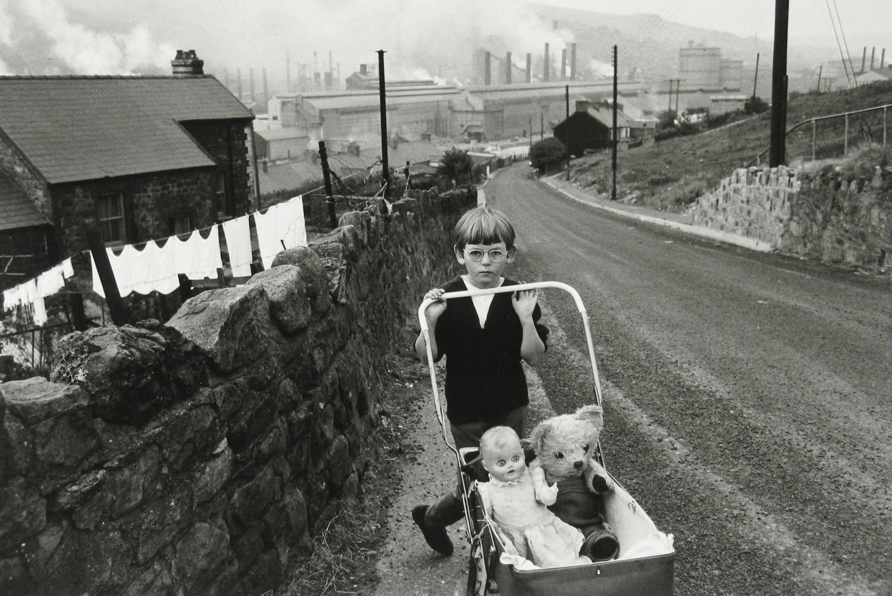 An iconic portrait taken in Wales and included in included in a new Bruce Davidson exhibition