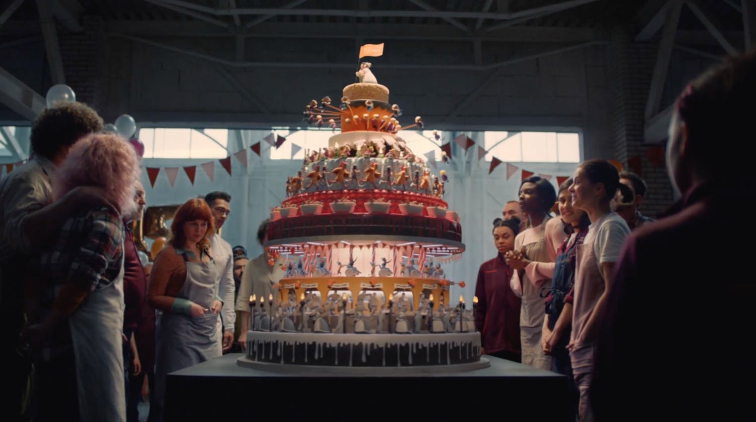 Movie themed birthday cake! - Decorated Cake by Bella's - CakesDecor