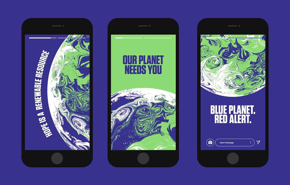 COP26 identity by Johnson Banks
