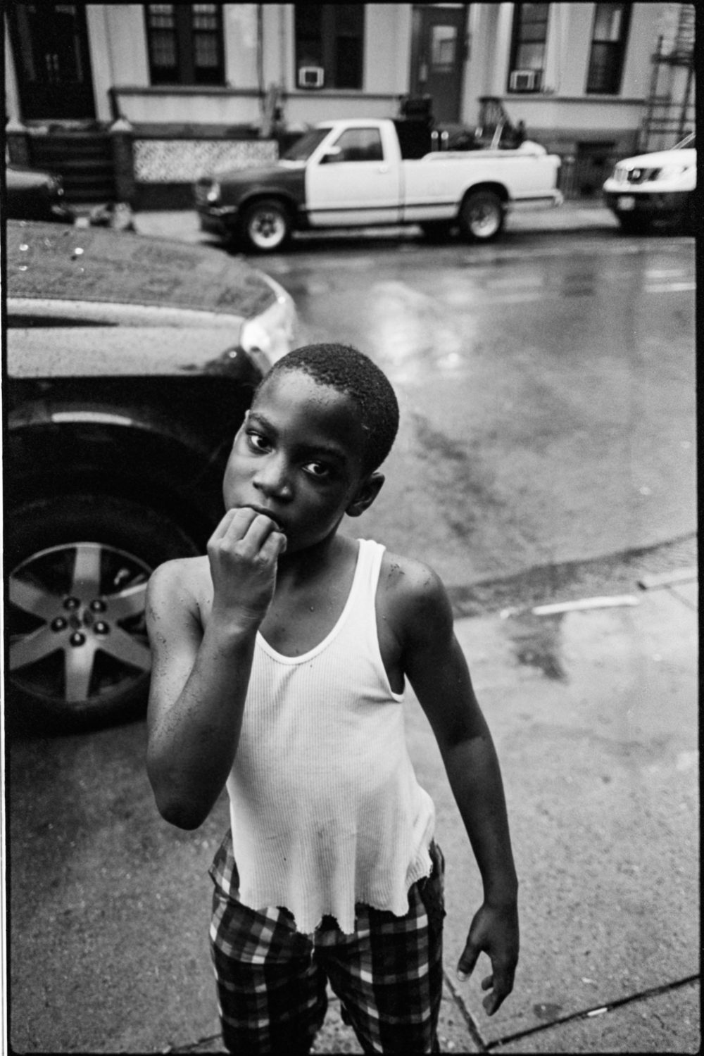 An image of a young boy by photographer Andre D Wagner