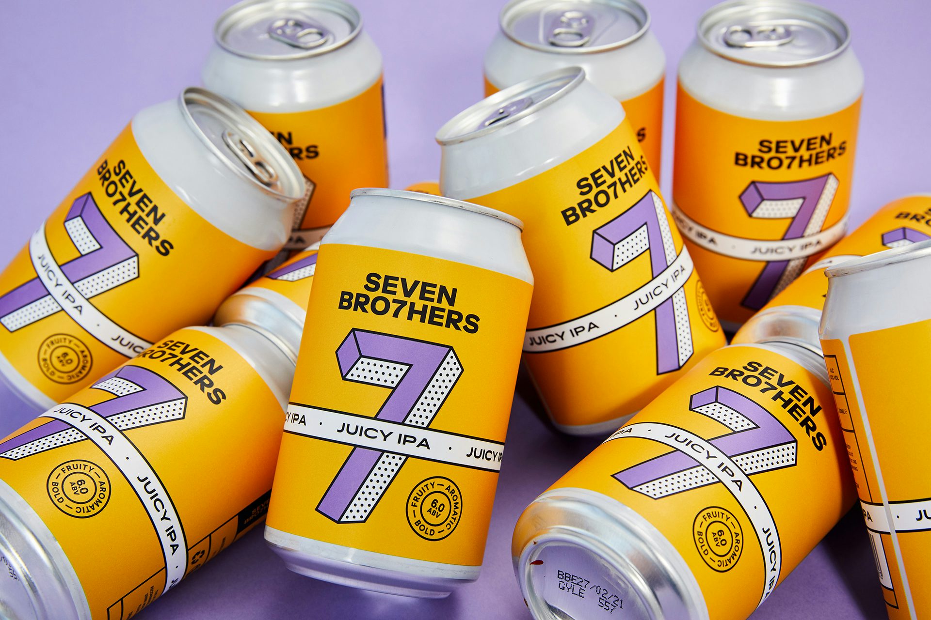 Seven Brothers brewery brand refresh