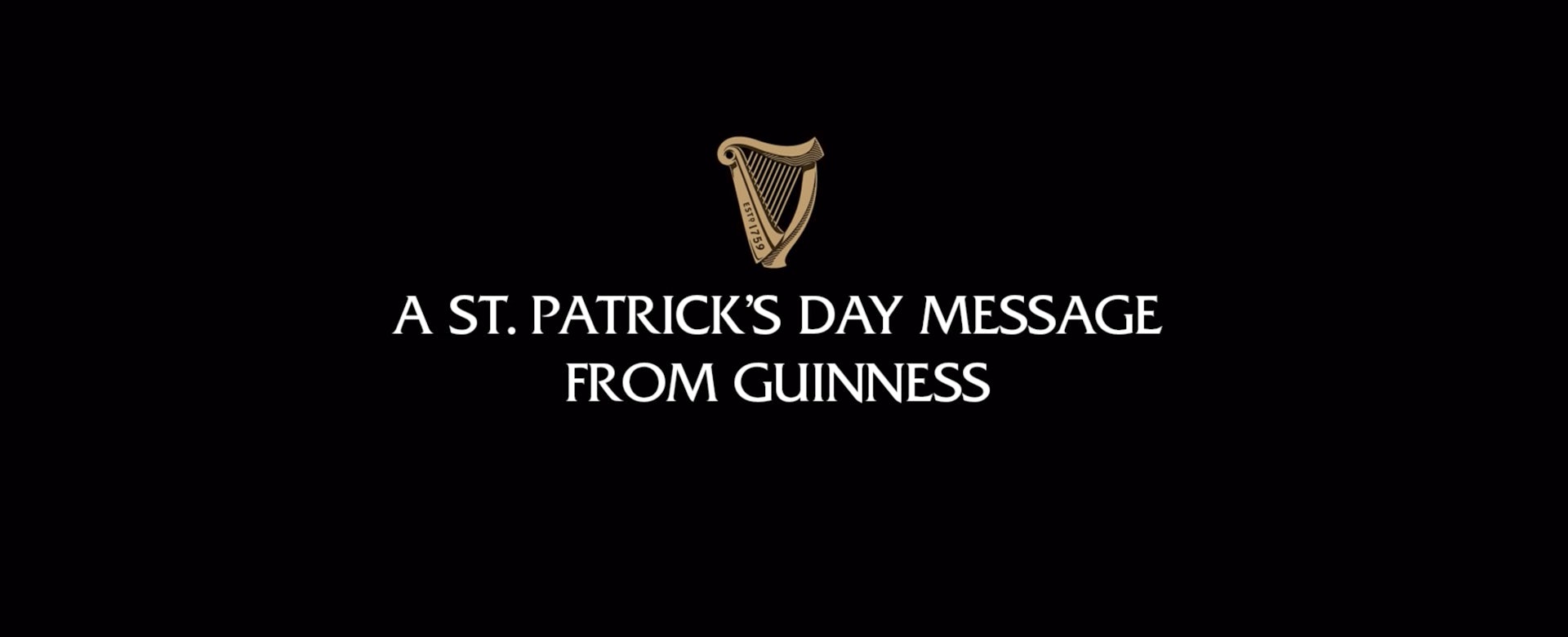 New Guinness Ad Addresses Cancellation Of St Patrick S Day Parades New Guinness Ad Addresses Cancellation Of St Patrick S Day Parades