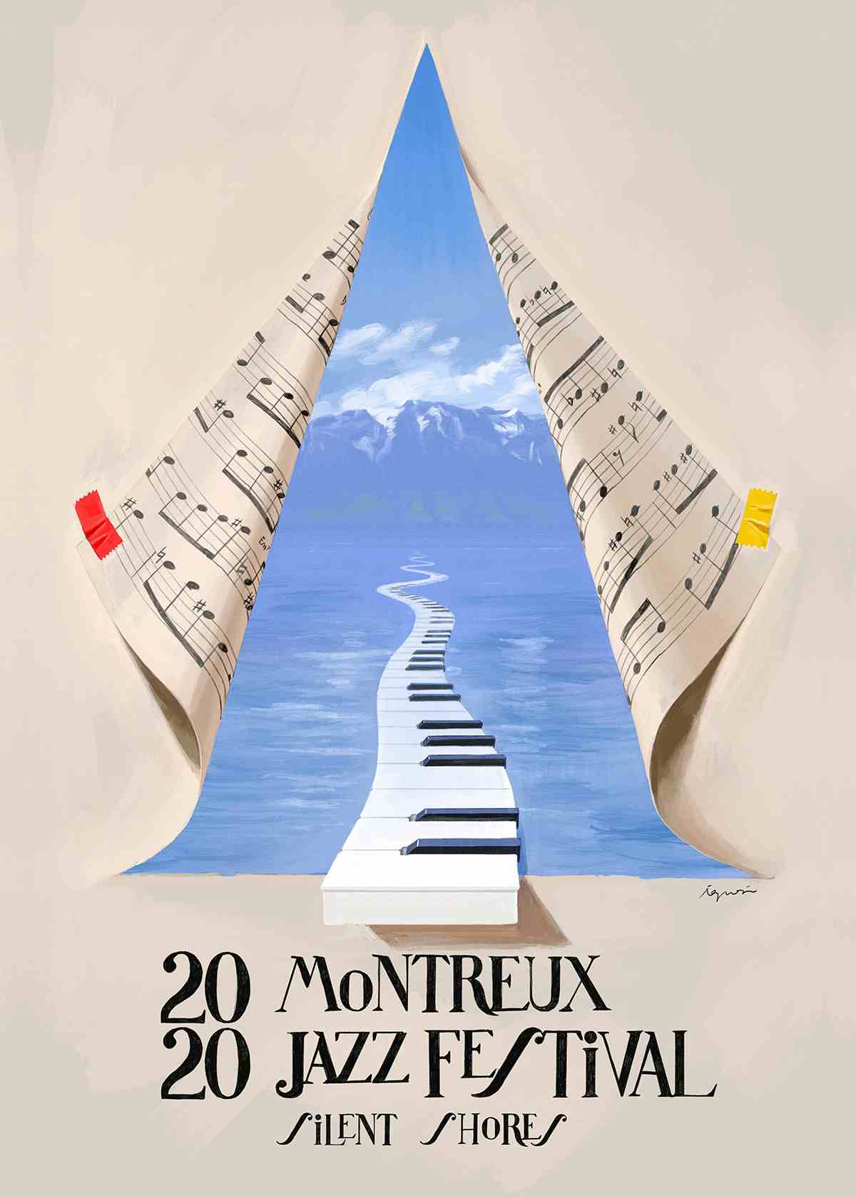 Artists create posters in lieu of Montreux Jazz Festival