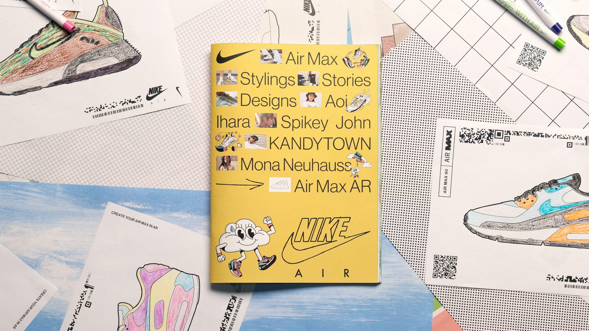 Custom Air Max Designs Come To Life In Akqa S Ar Zine For Nike Japan