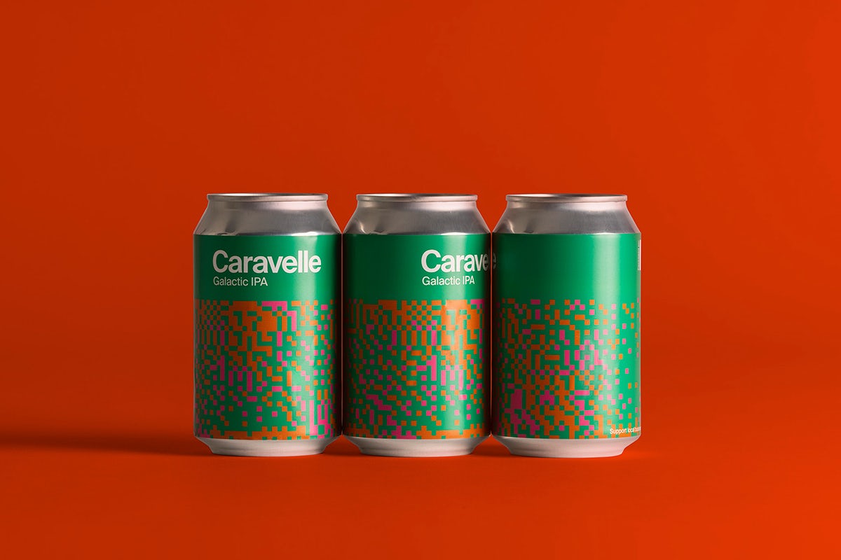 Branding for craft beer brand Caravelle