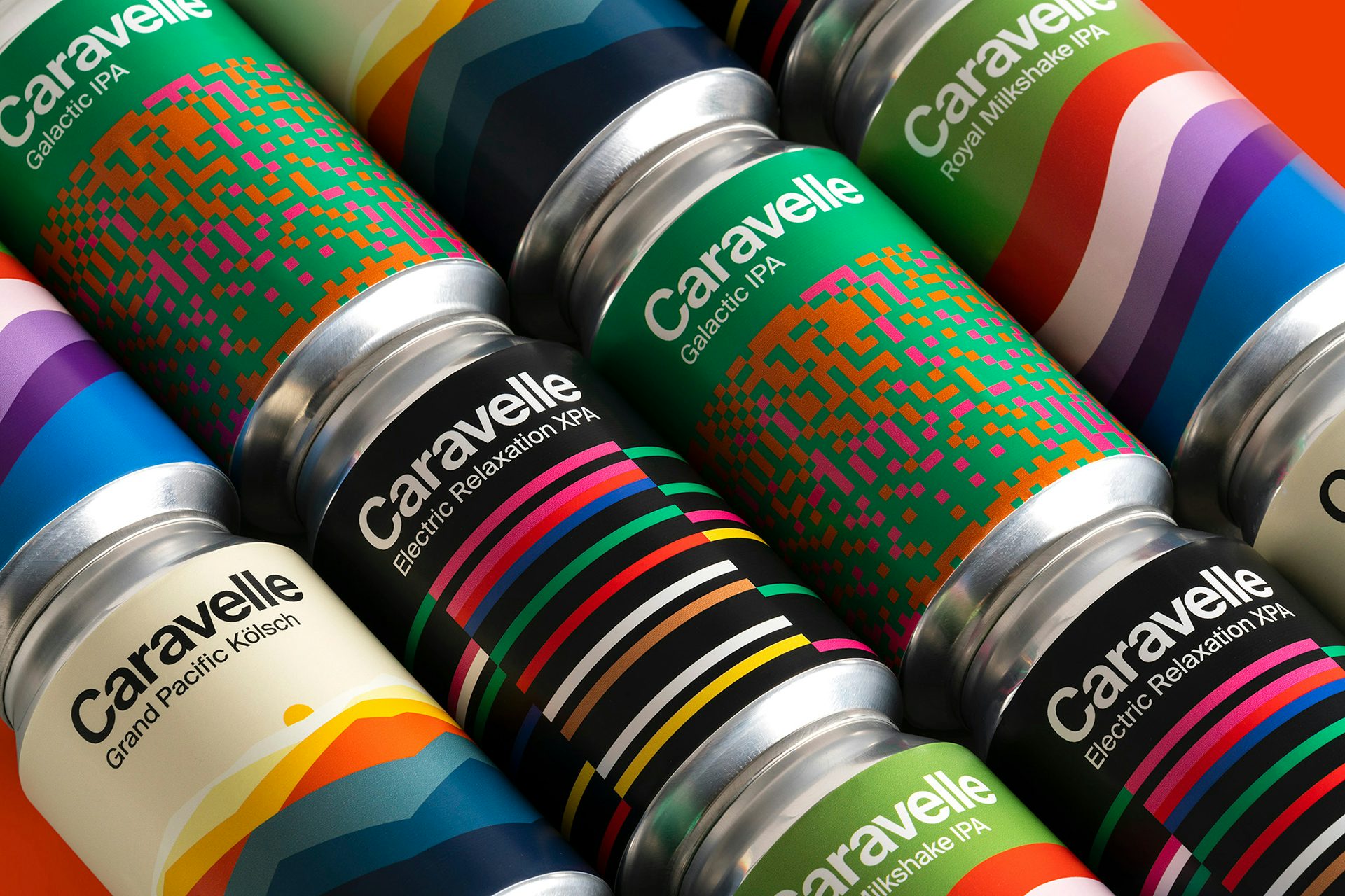 Branding for craft beer brand Caravelle
