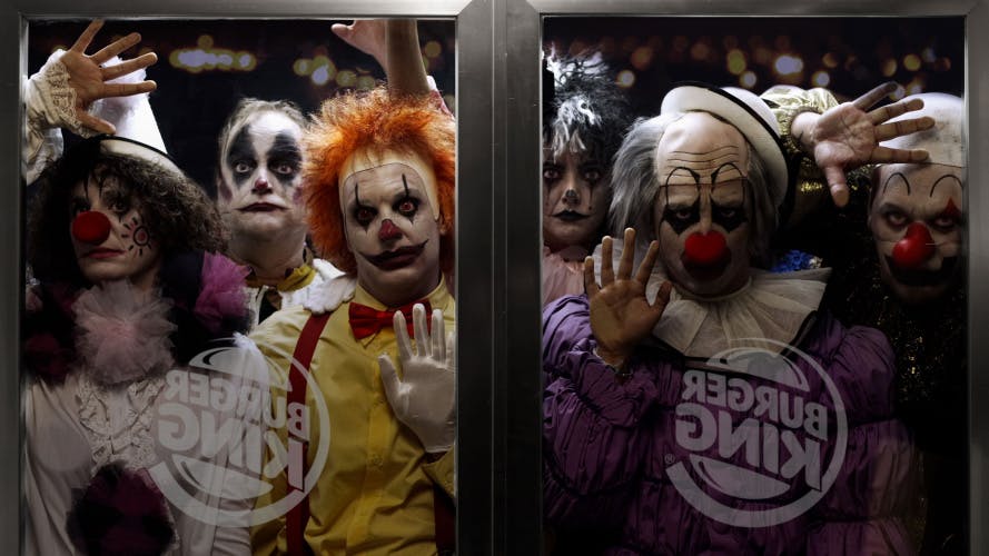 Burger King Scary Clown Night campaign