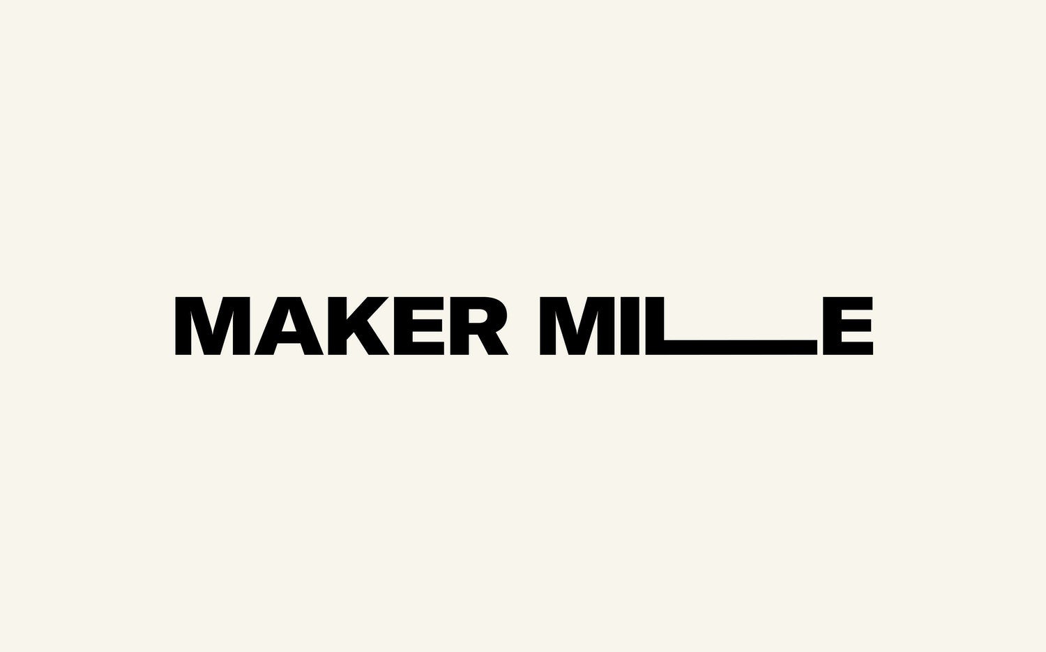 Maker Mile by Pentagram