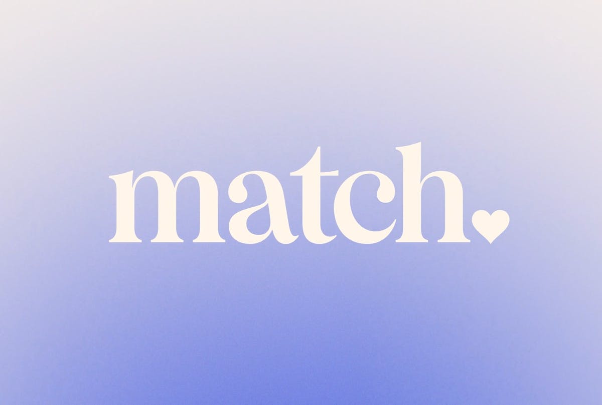 Match’s rebrand positions it as “a beloved service rather than a convenient game”Creative Review