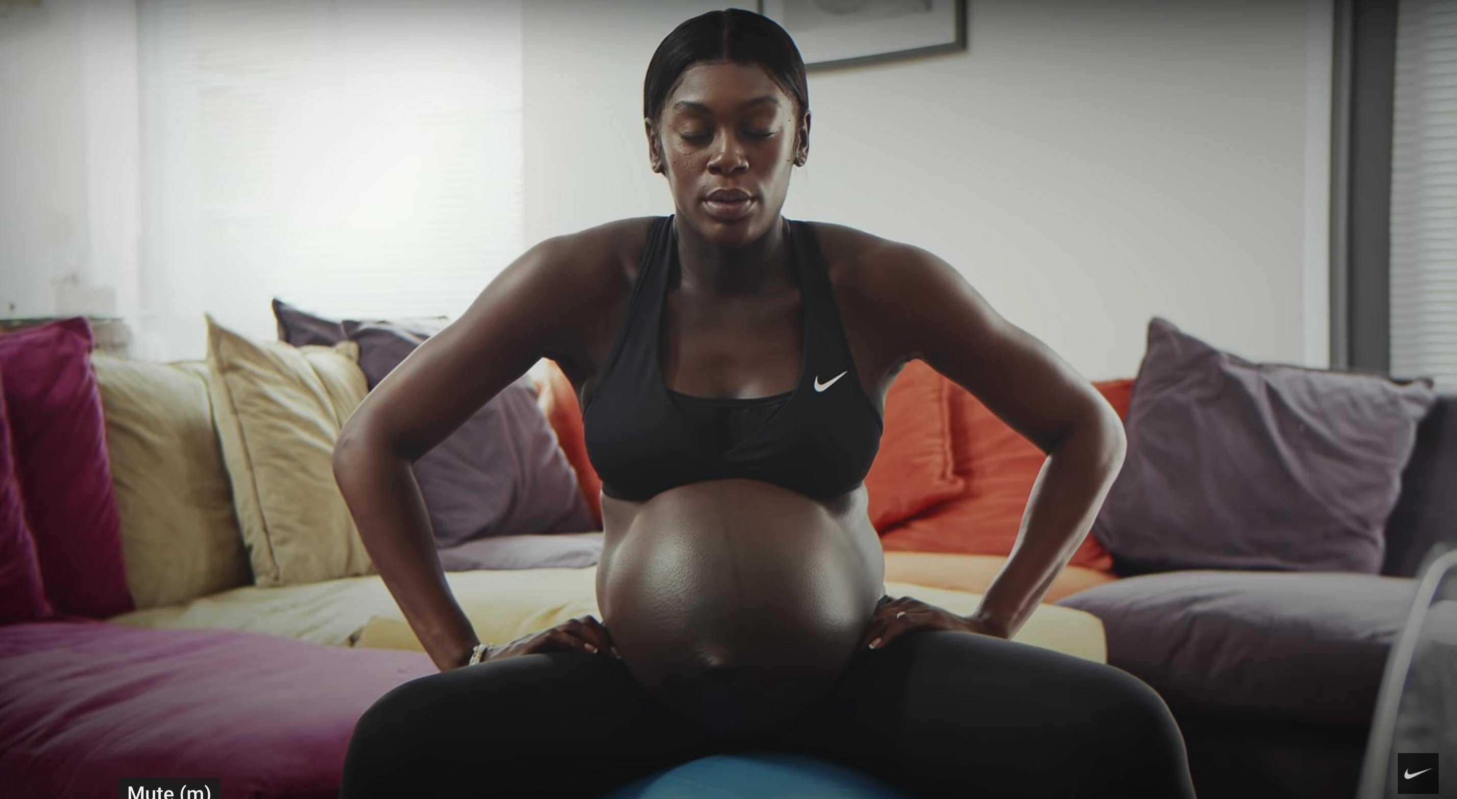 Nike promotes maternity range with powerful ad