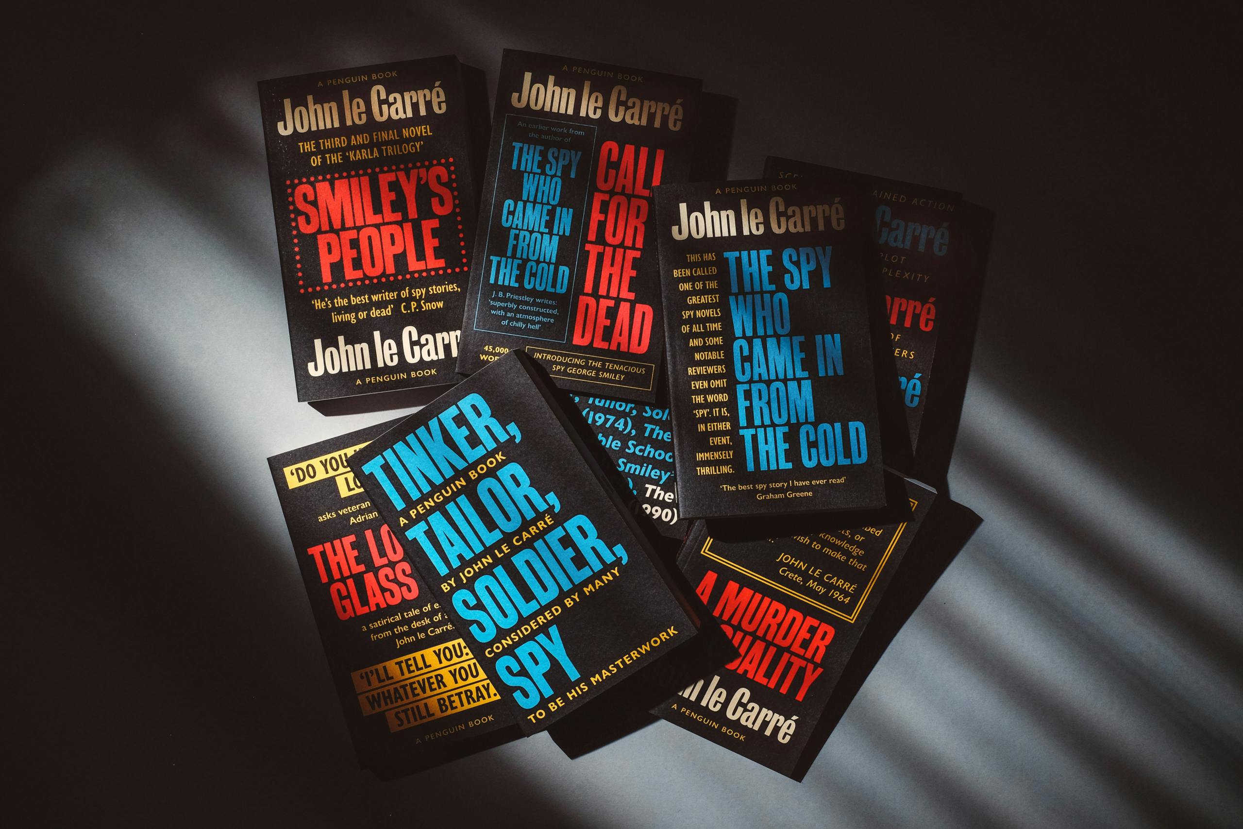 Penguin Press: John le Carré, The Smiley Collection book covers