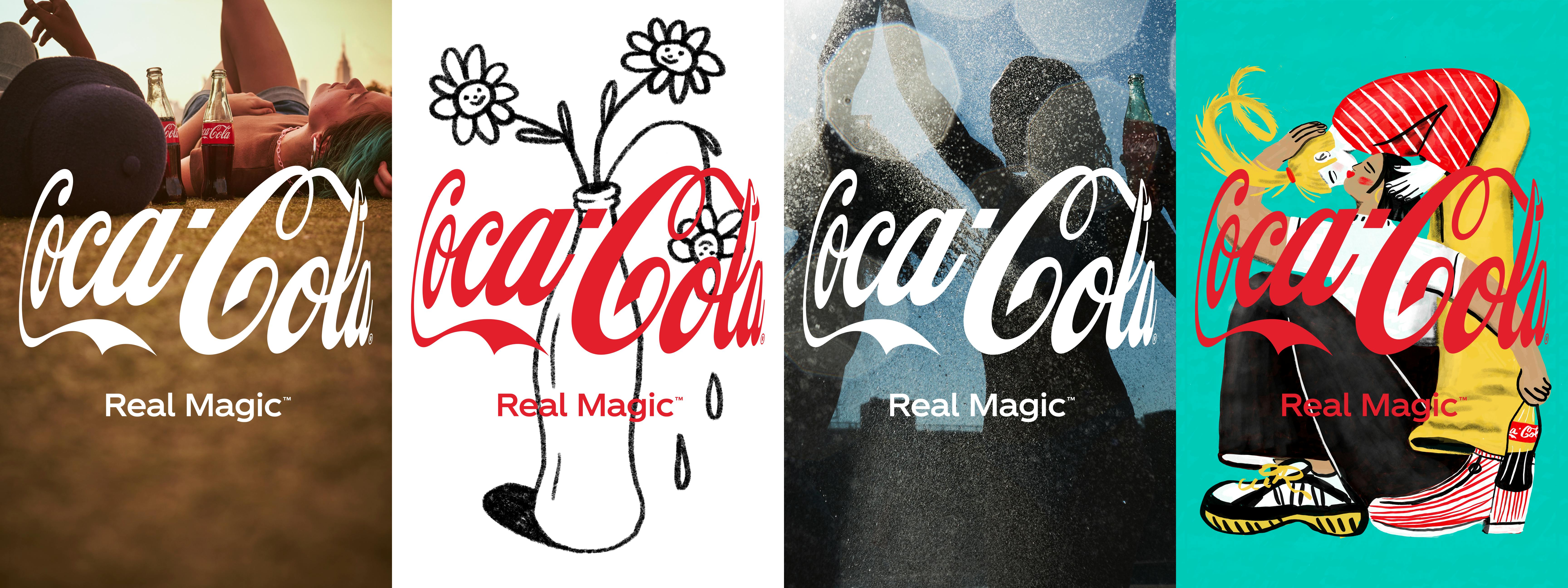 Striking Poster Campaign Introduces Coca-Cola Real Magic Tagline