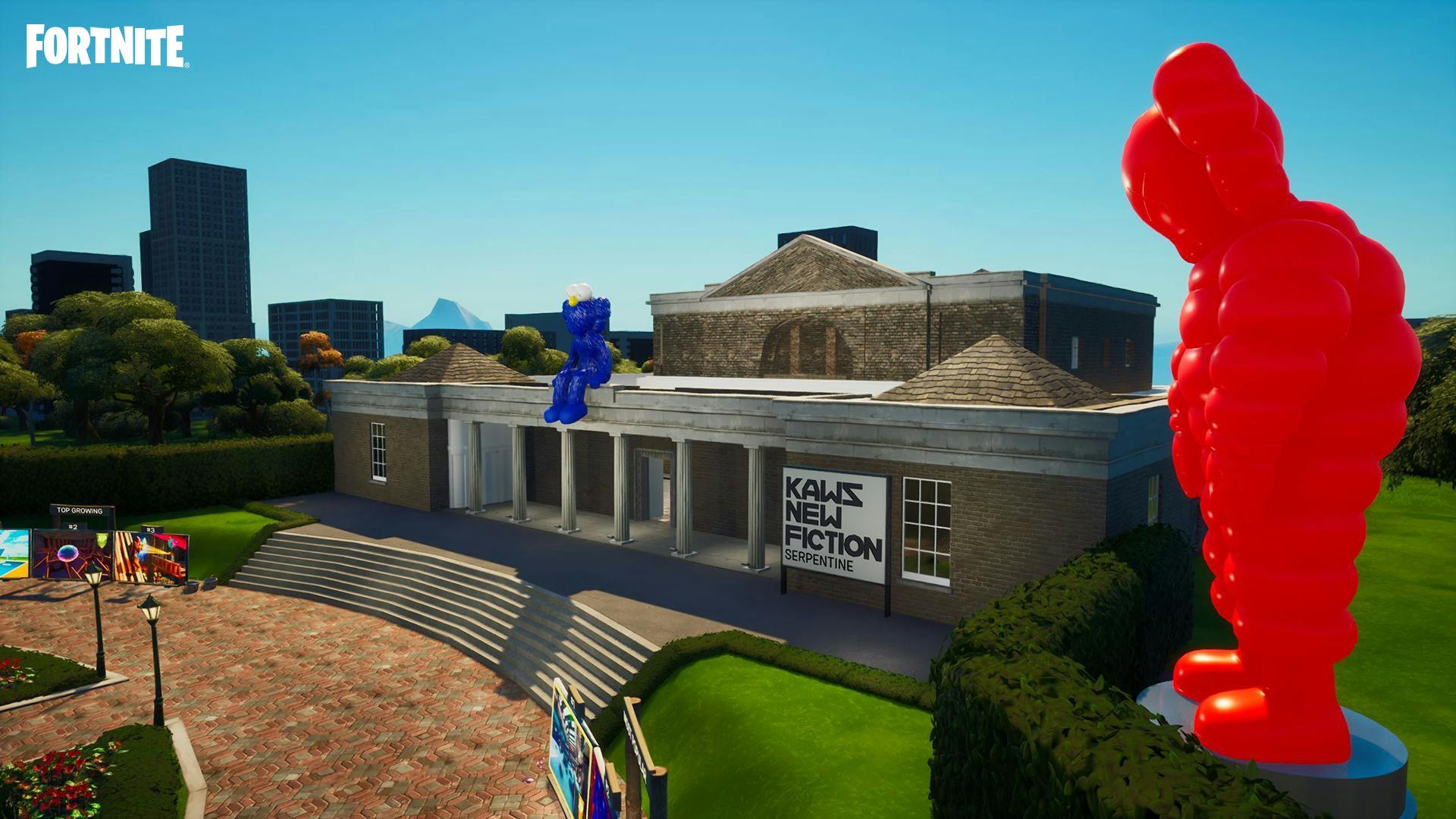 Kaws brings his art to the Serpentine Gallery in London and Fortnite