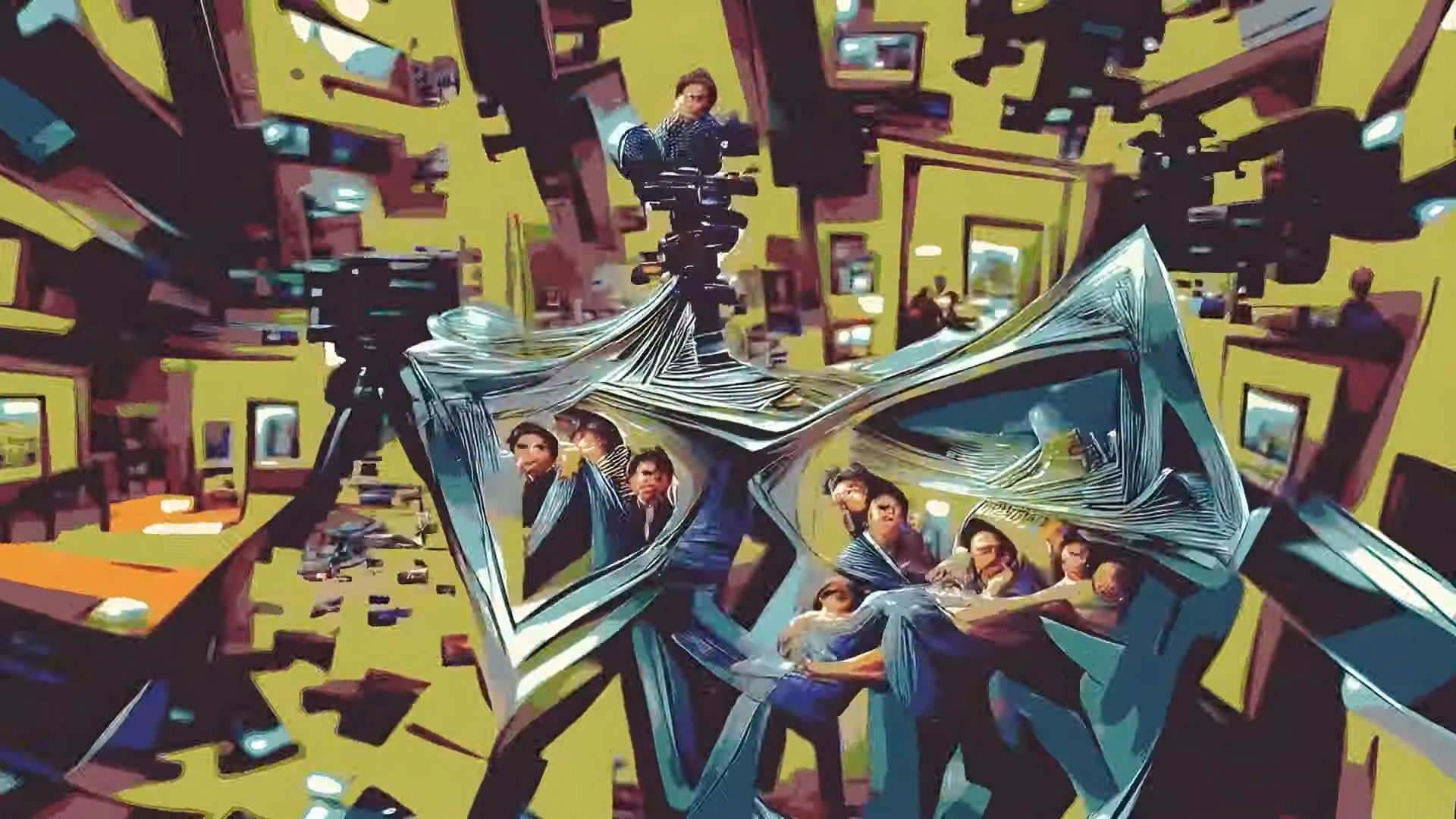 Still from Max Cooper Exotic Contents music video