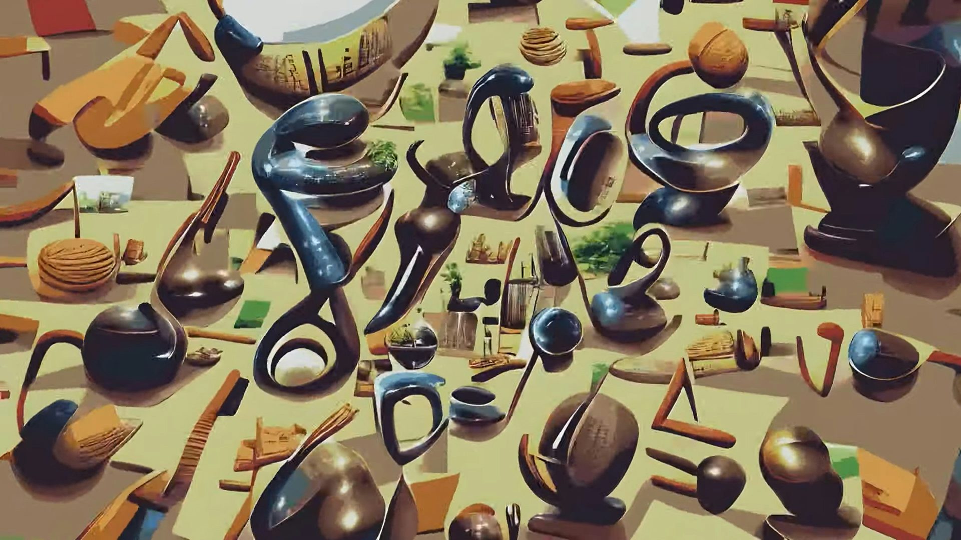 Still from Max Cooper Exotic Contents music video