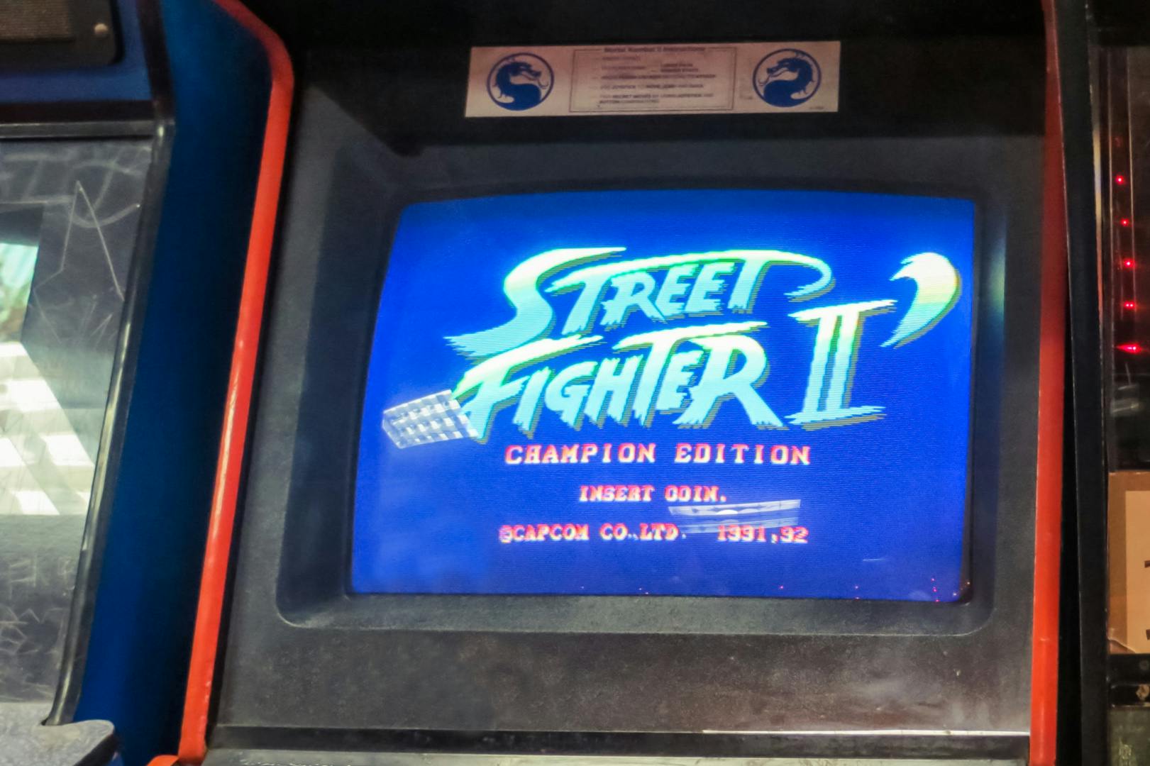 Street Fighter II arcade machine in LA, photo by Marti Bug Catcher via Shutterstock