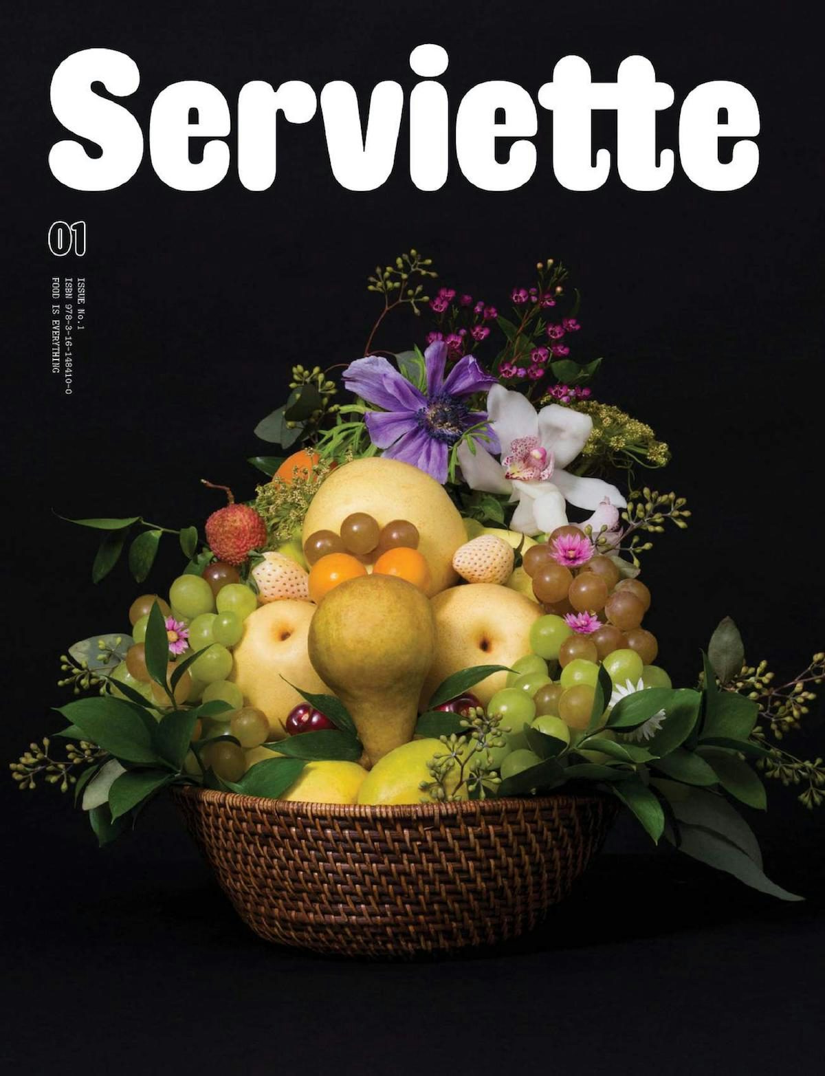 Serviette magazine cover, design and photography by Danielle Reynolds