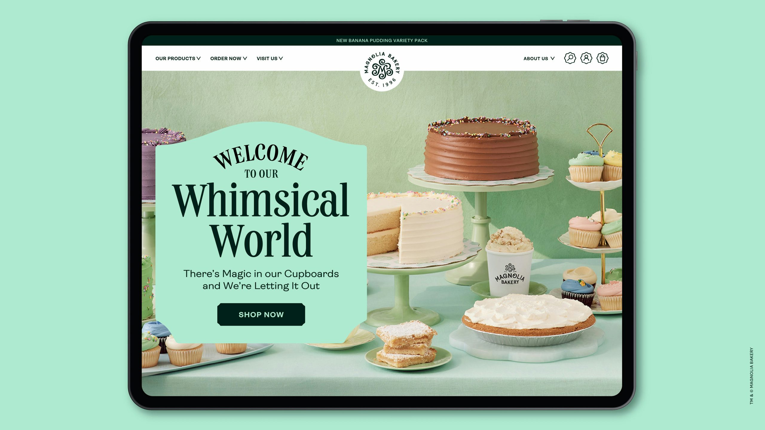 Magnolia Bakery Redesign by JKR - Website