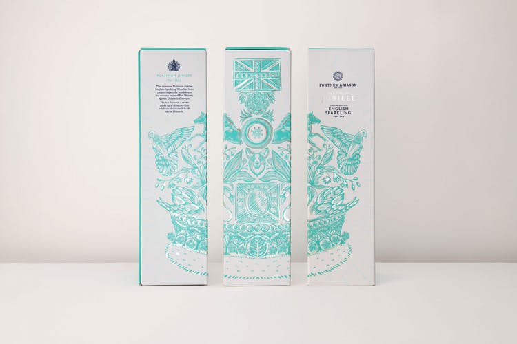 Design Bridge Fortnum Mason Platinum Jubilee memorabilia