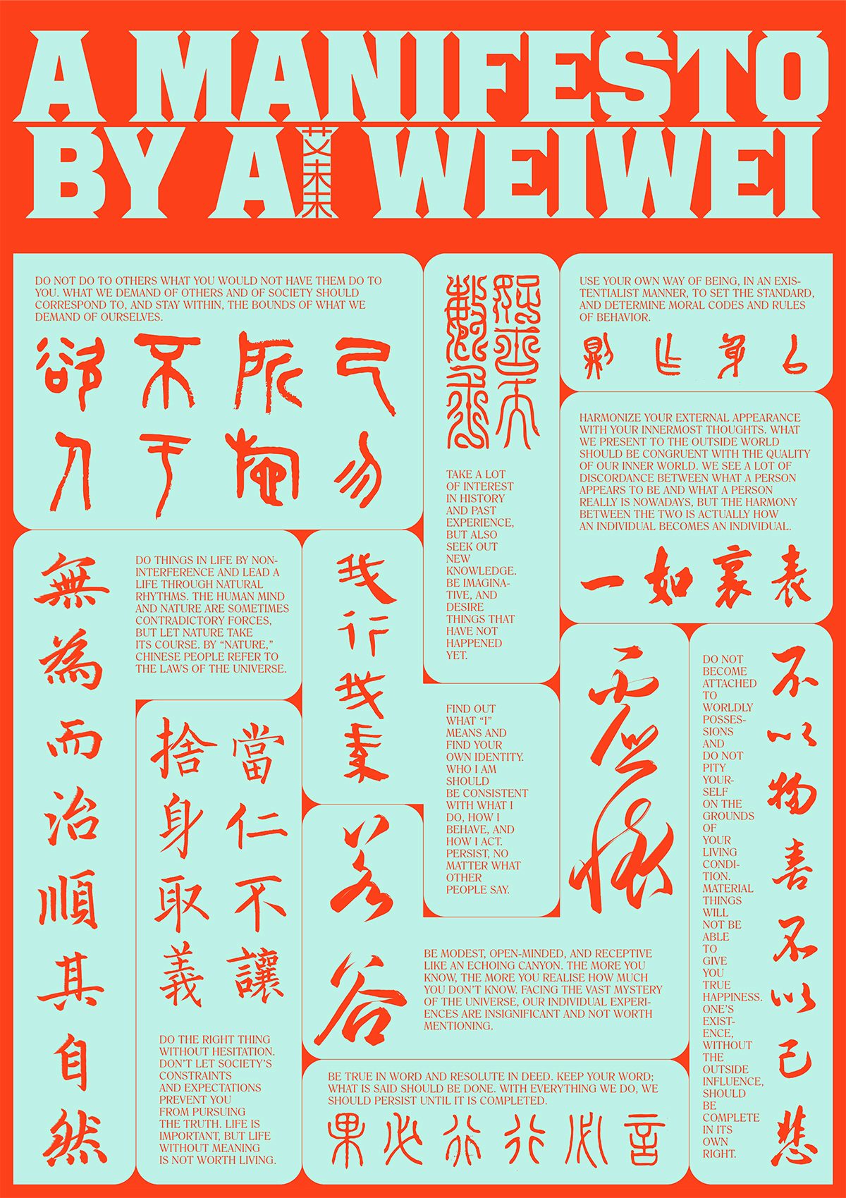 Image of Ai Weiwei's Manifesto for WePresent