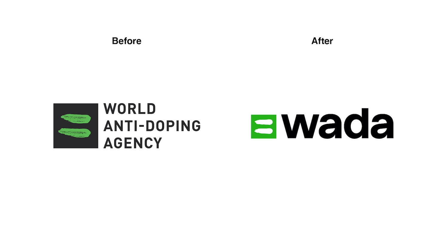 Cossette _ WADA (World Anti-Doping Agency) - Before and after